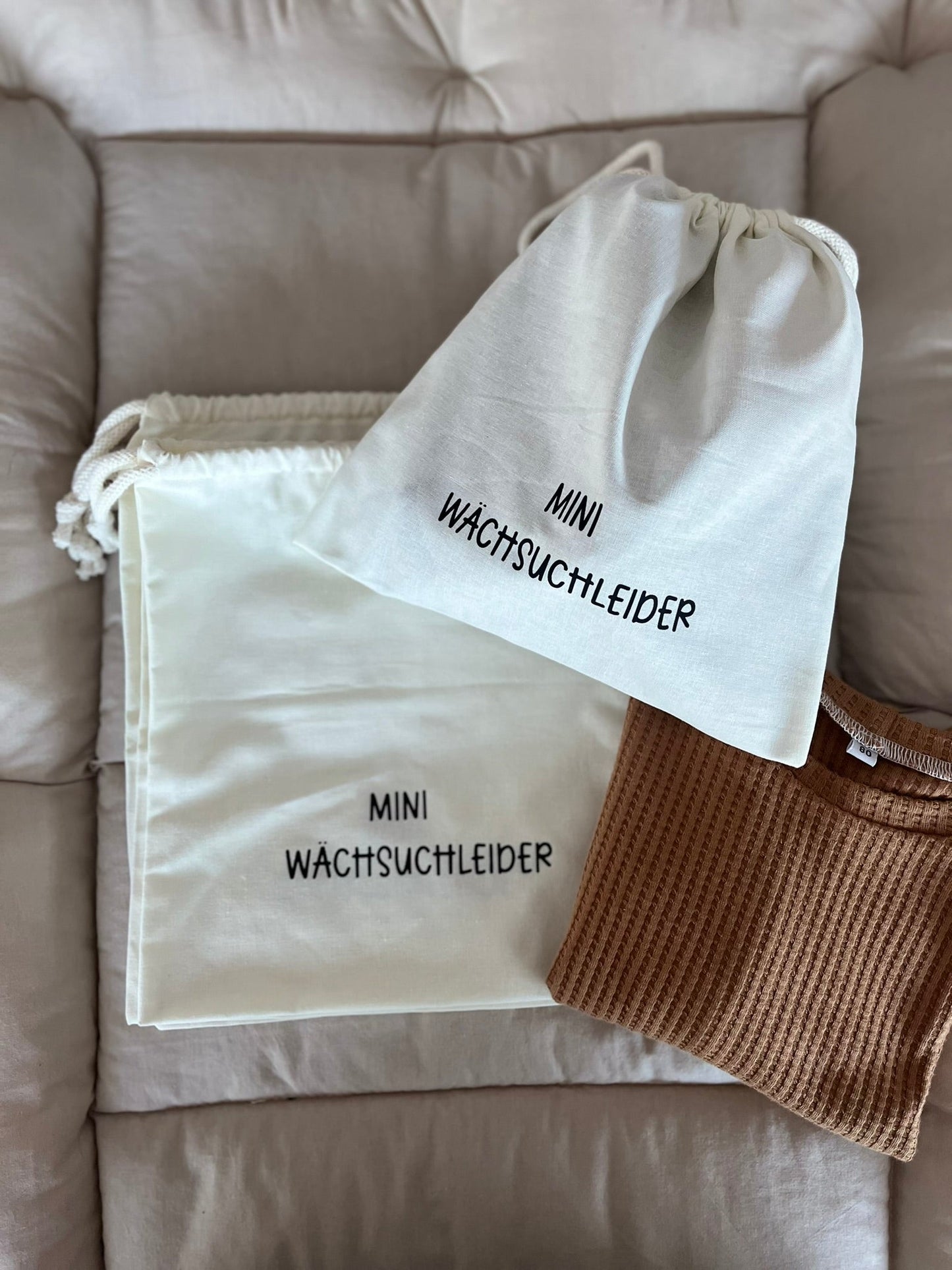 "Mini Wächsuchleider" - Baumwollbeutel für Ersatzkleidung - Siliblu Boutique & Atelier