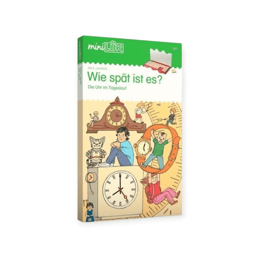 miniLÜK - Set - Wie spät ist es? Die Uhr im Tageslauf - Siliblu Boutique & Atelier