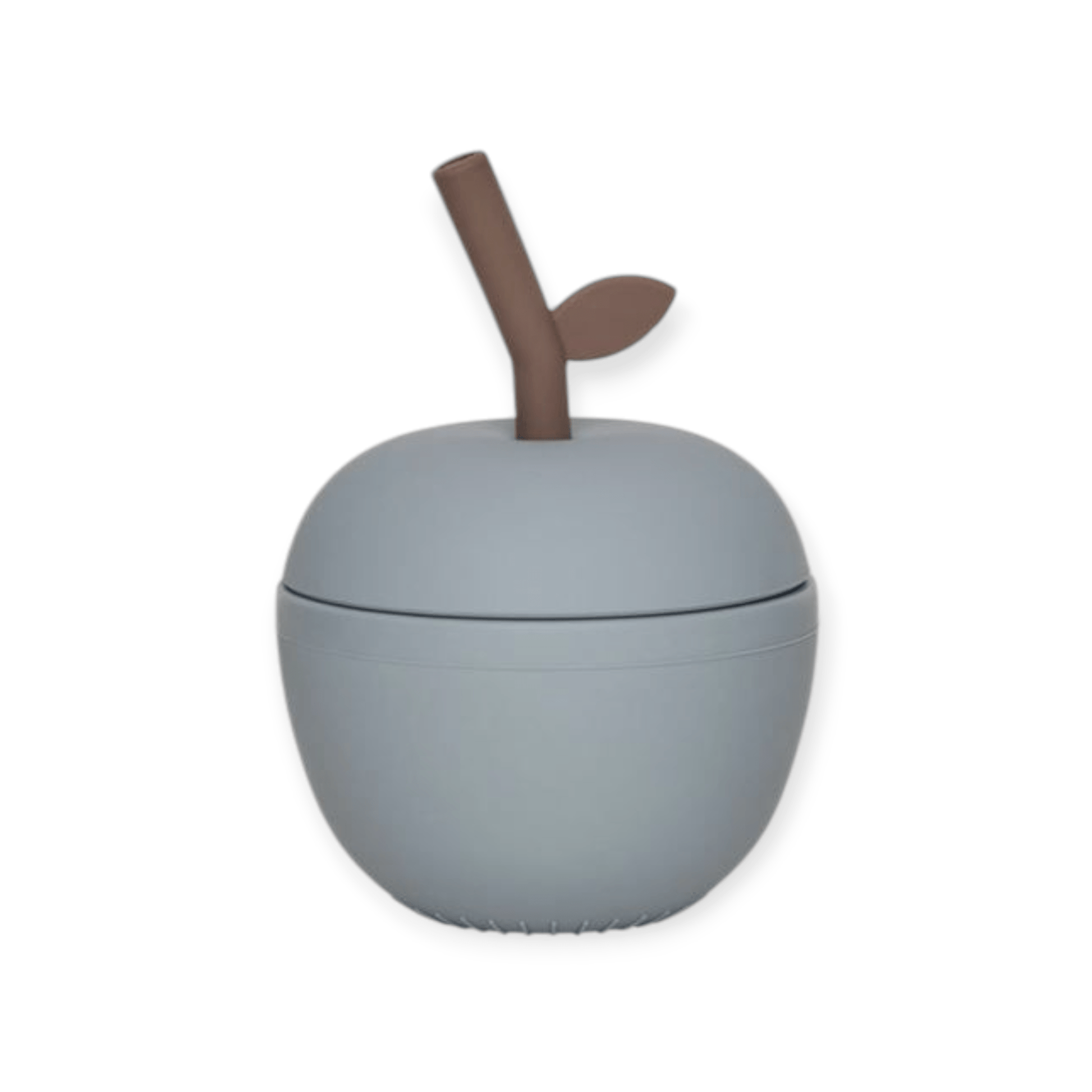 OYOY Kindertrinkbecher Apple Cup Blau - Siliblu Boutique & Atelier