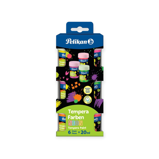 PELIKAN Temperafarbe Neon 20ml 6 Farben ass. - Siliblu Boutique & Atelier
