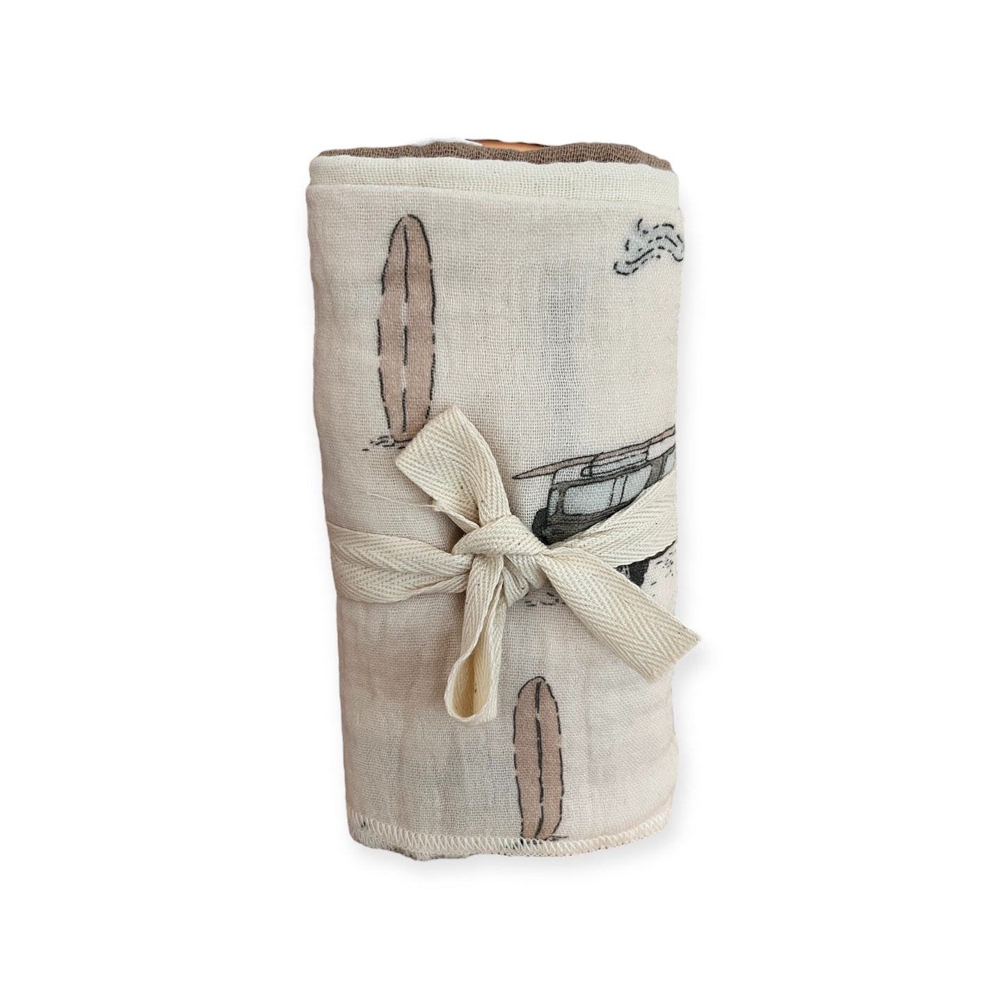 PETITE EvelinaApparel Musselinnuschi 3 - Set - Autos + Palmen - Siliblu Boutique & Atelier