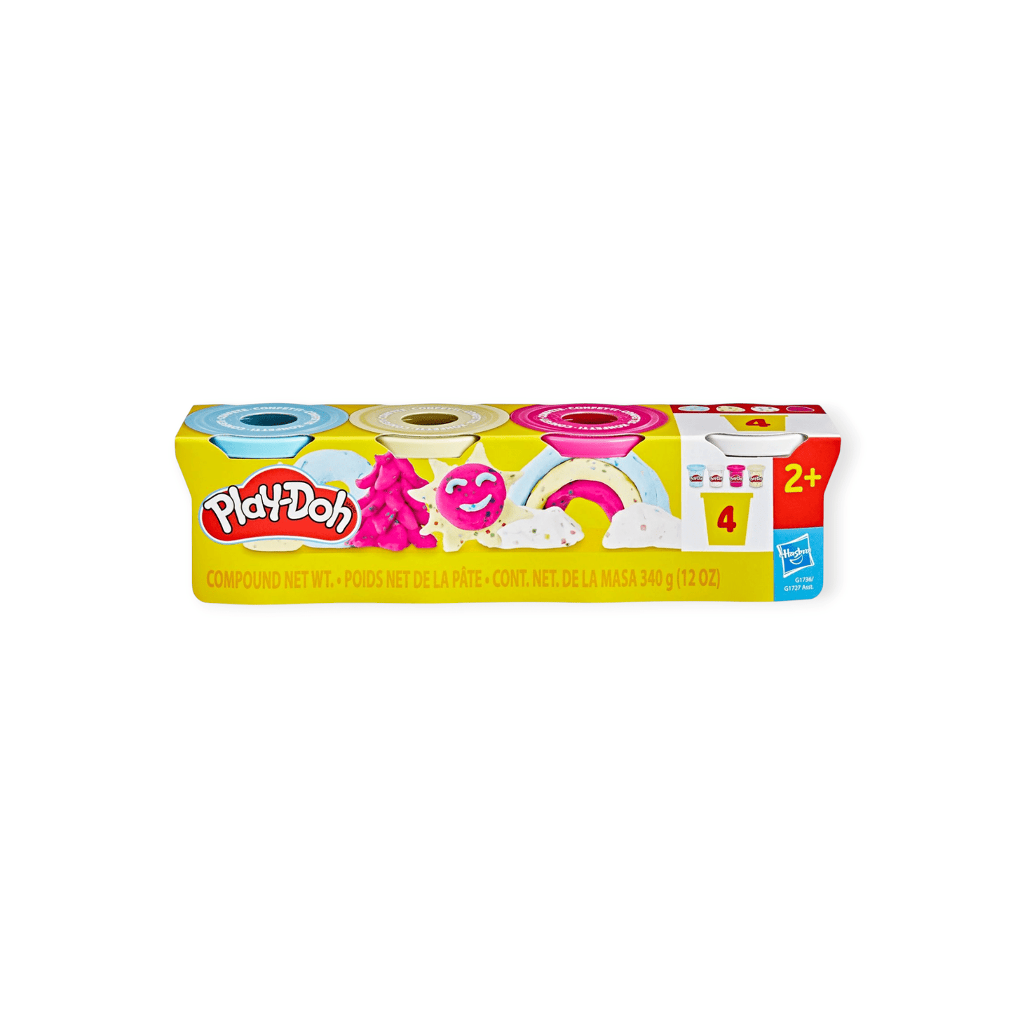 Play - Doh 4er Pack Konfetti à je 85g - Siliblu Boutique & Atelier