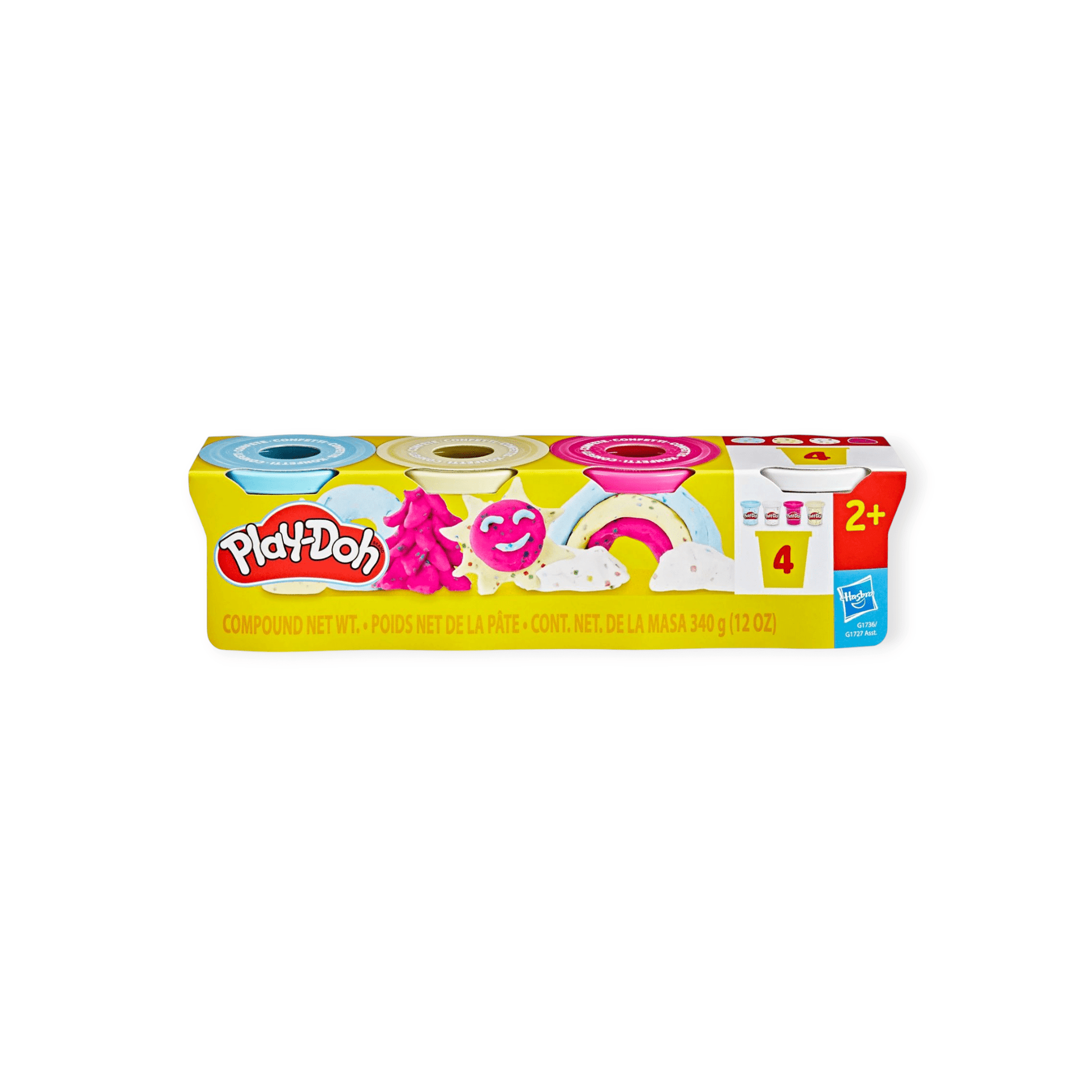 Play - Doh 4er Pack Konfetti à je 85g - Siliblu Boutique & Atelier