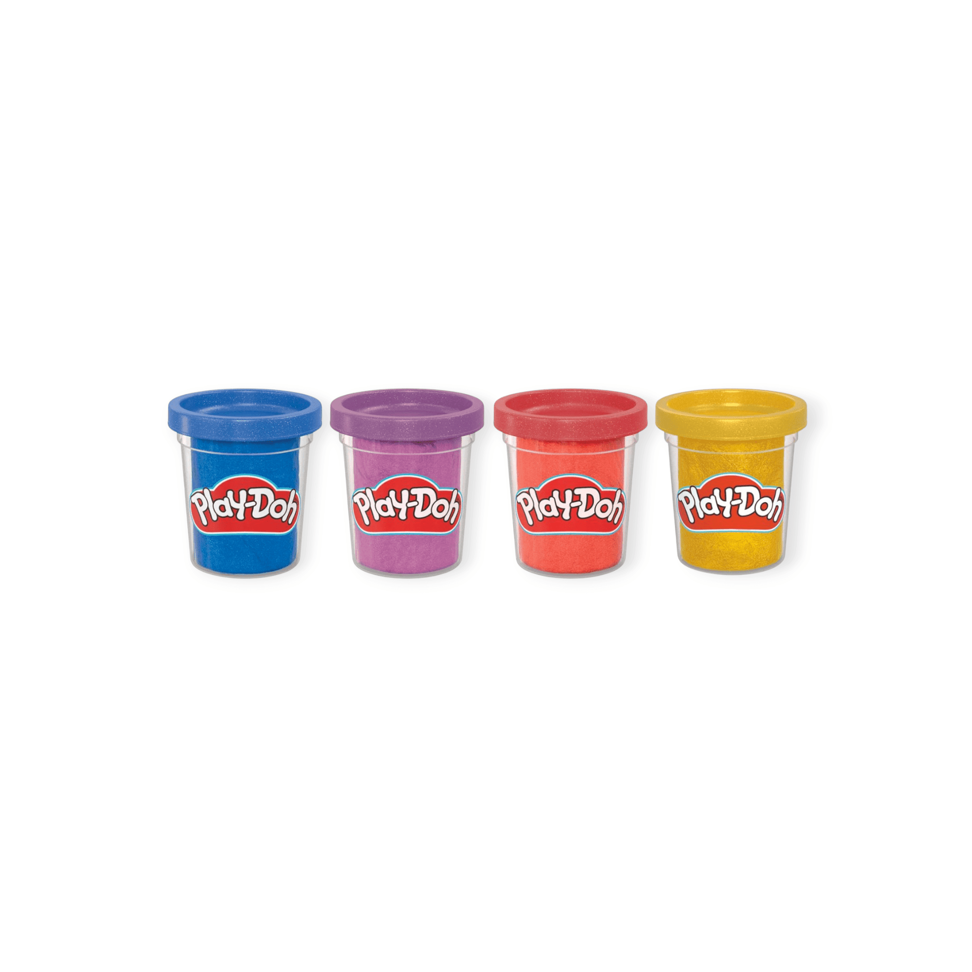 Play - Doh 4er Pack Metallic à je 85g - Siliblu Boutique & Atelier