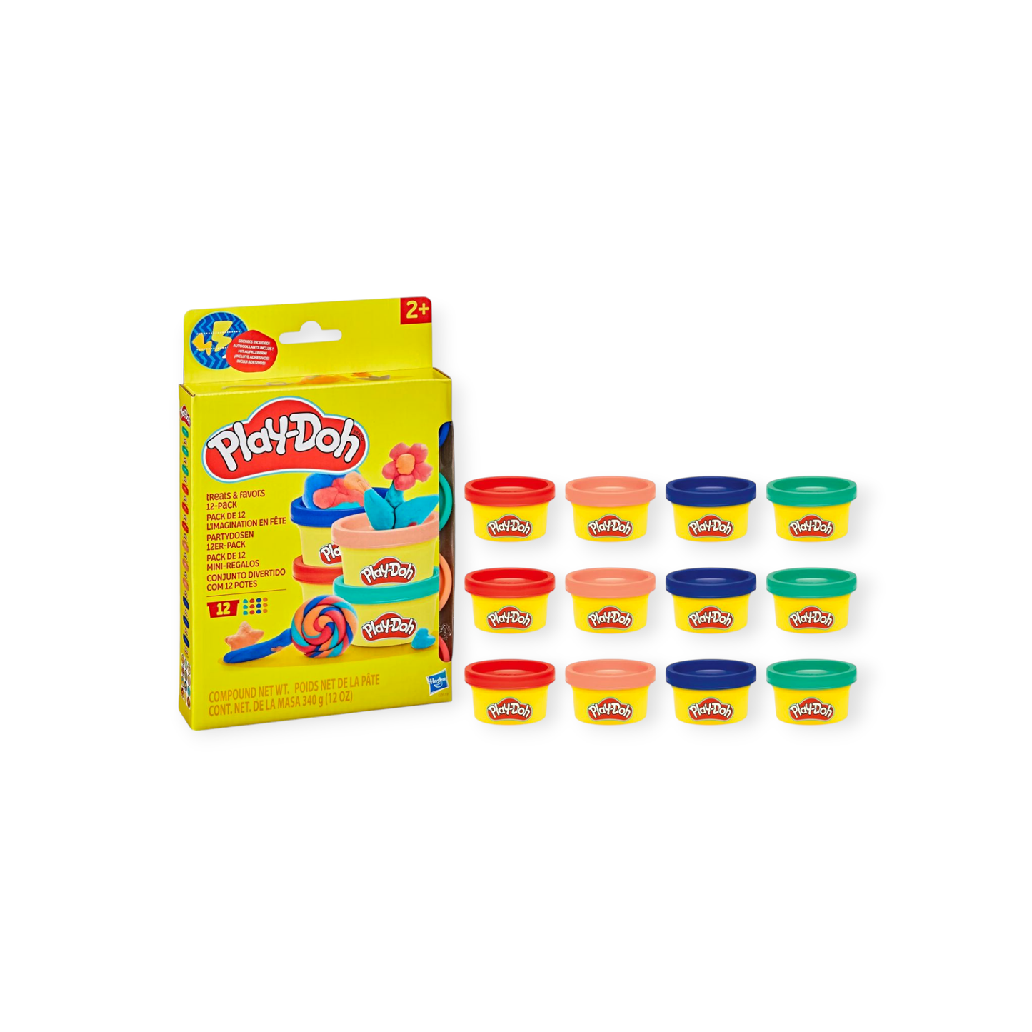 Play - Doh Partydosen 12er Pack à je 28g - Siliblu Boutique & Atelier