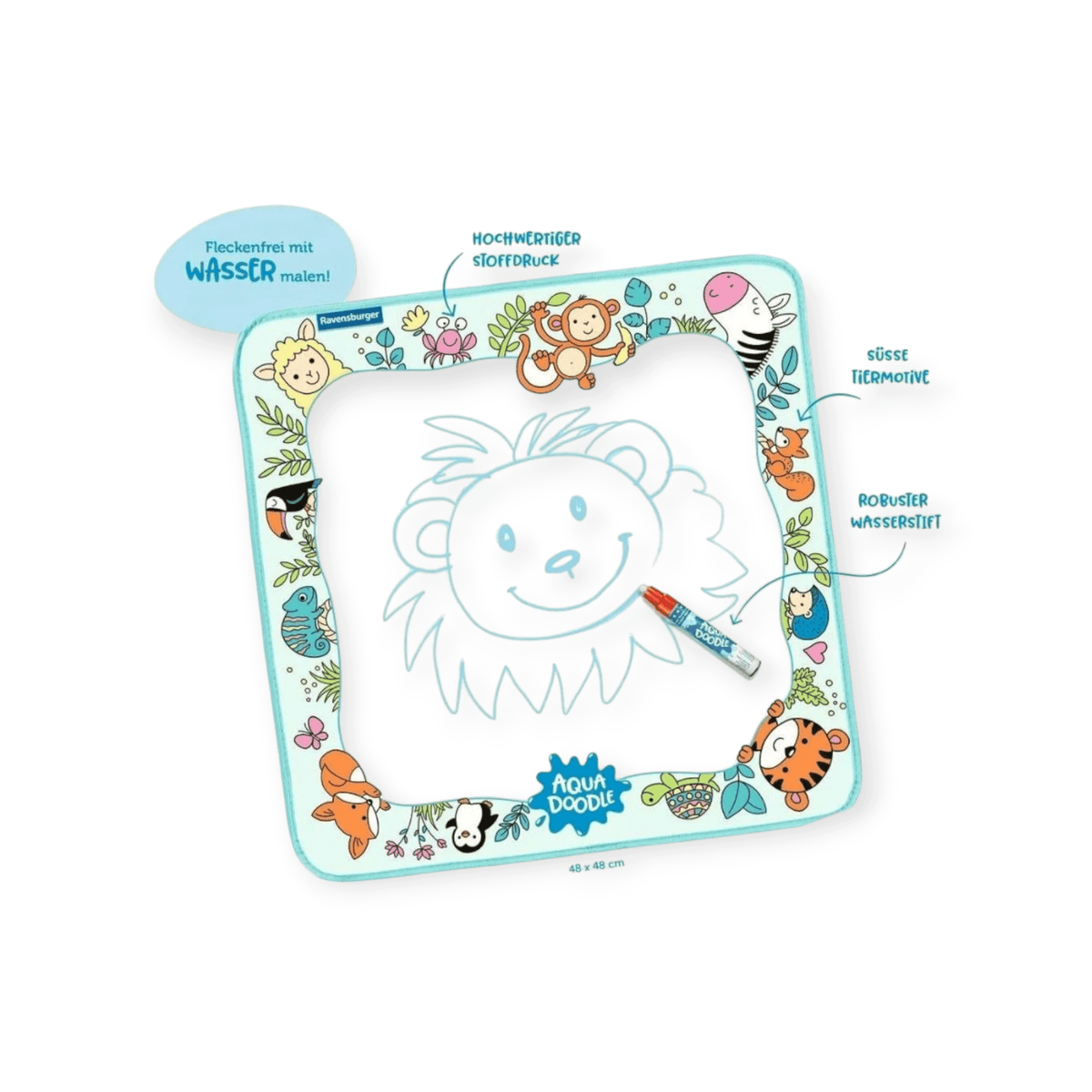 Ravensburger - Aqua Doodle Animals 18M+ - Siliblu Boutique &amp; Atelier