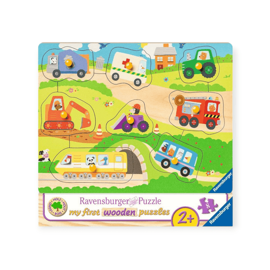 Ravensburger *myfirst wodden puzzles* 8 Teile "Lieblingsfahrzeuge 2+" - Siliblu Boutique & Atelier