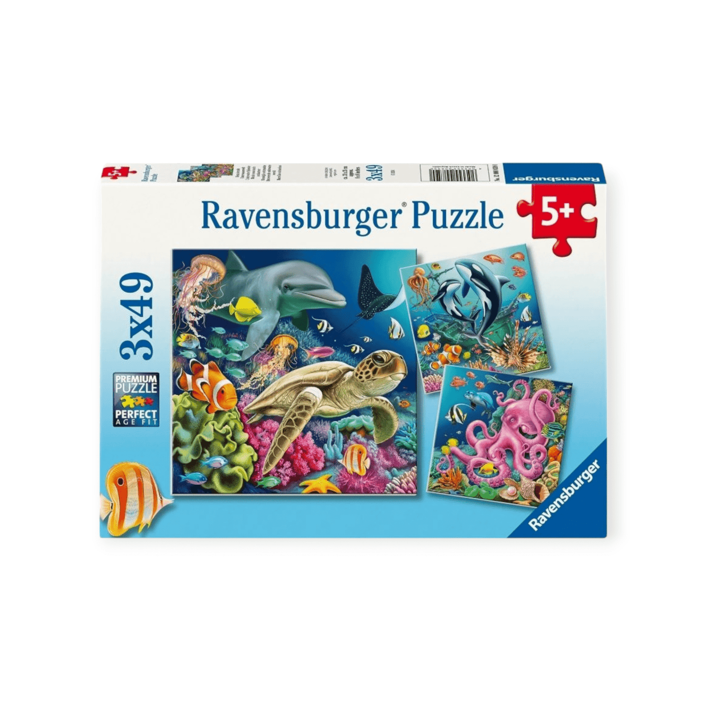 Ravensburger Puzzle Unterwasserwelt 3x49 Teile 5+ - Siliblu Boutique & Atelier