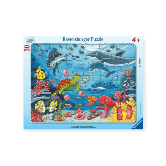 Ravensburger Rahmenpuzzle 30 Teile "Unten im Meer 4+" - Siliblu Boutique & Atelier