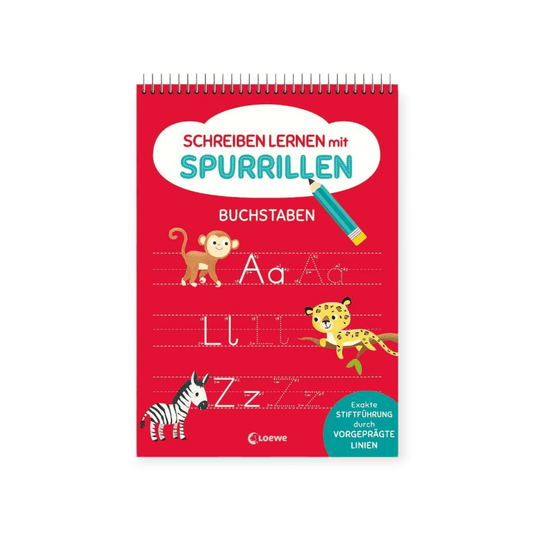 Schreiben lernen mit Spurrillen - Buchstaben - Siliblu Boutique & Atelier