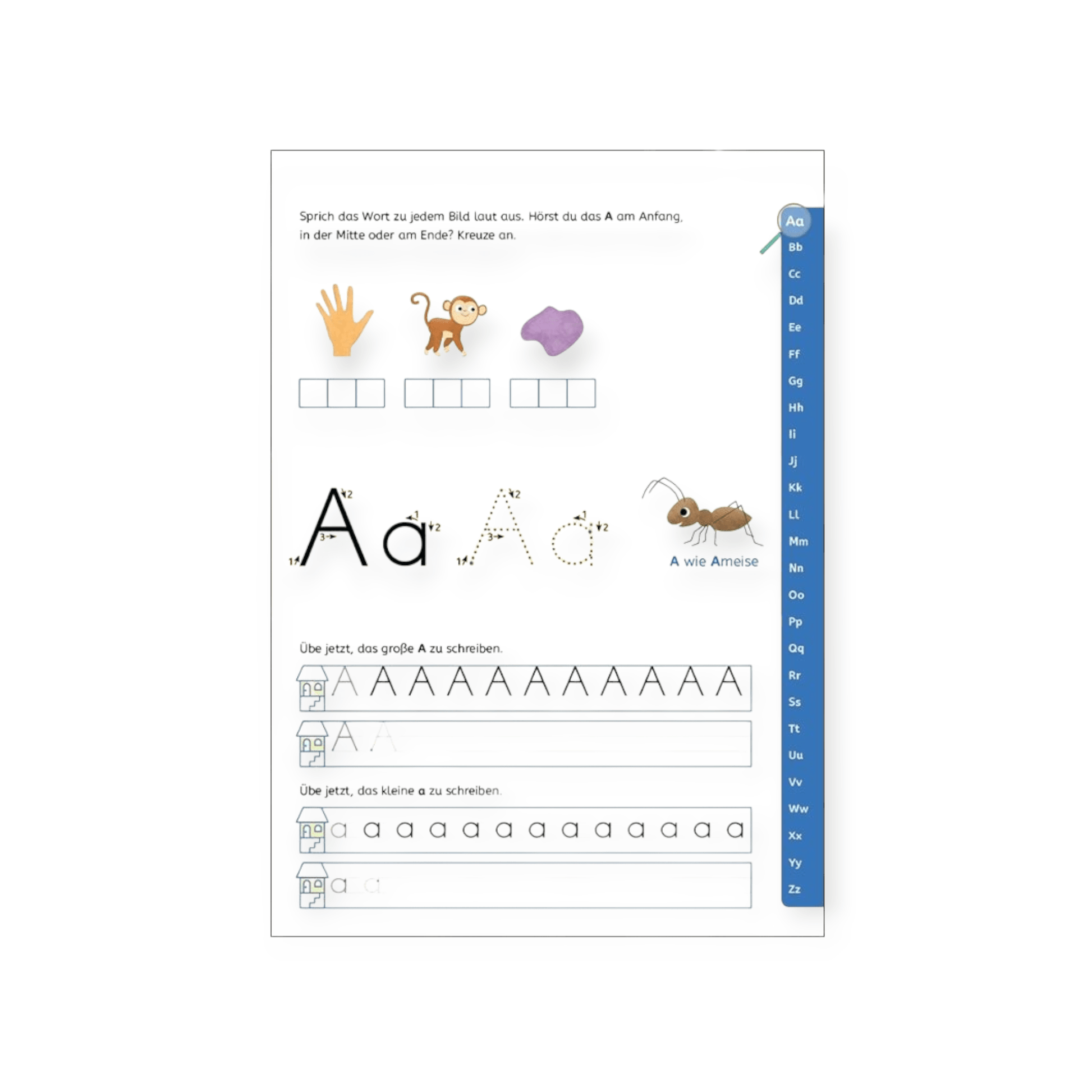 Schreiben lernen mit Spurrillen - Buchstaben - Siliblu Boutique & Atelier