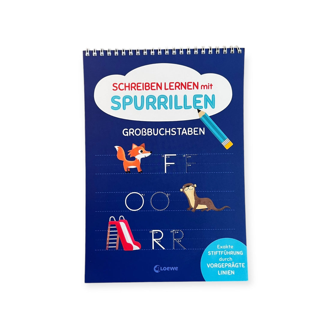 Schreiben lernen mit Spurrillen - Grossbuchstaben - Siliblu Boutique &amp; Atelier