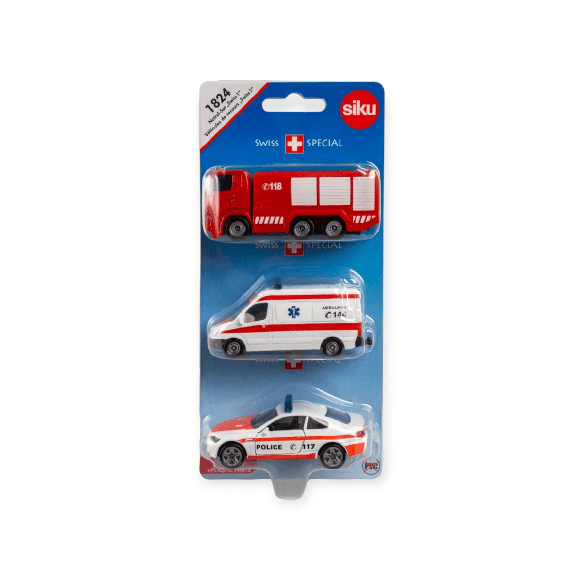 siku Notrufset Schweiz 1:87 - Siliblu Boutique &amp; Atelier
