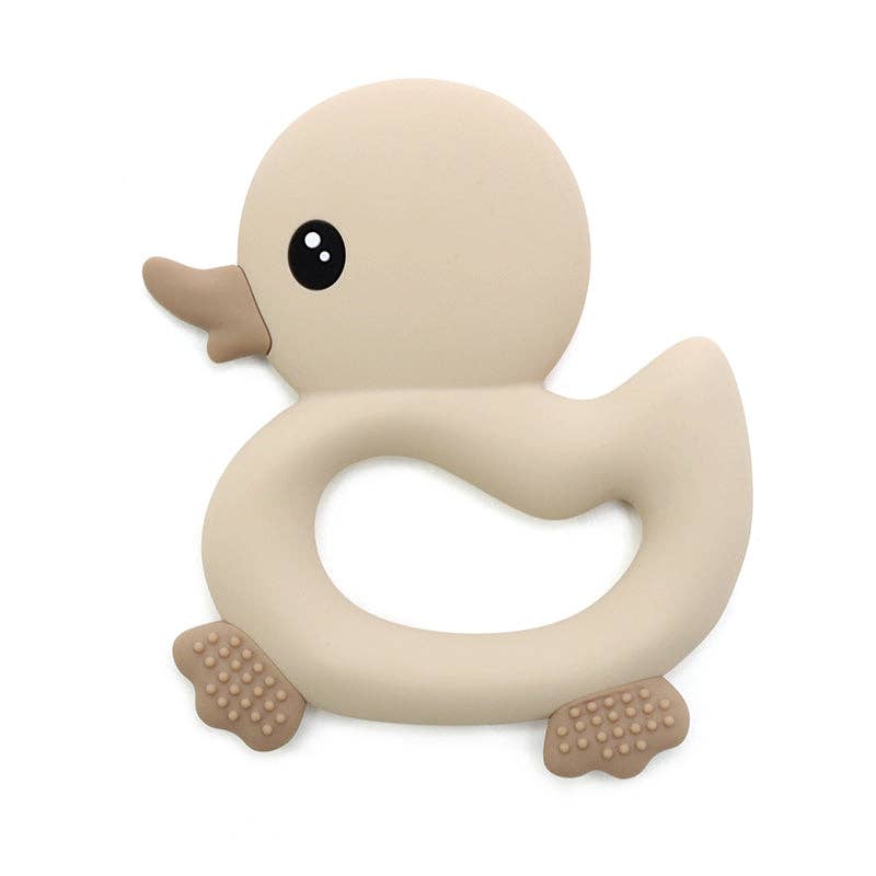 Silikon Beissring Ente - Beige - Siliblu Boutique &amp; Atelier