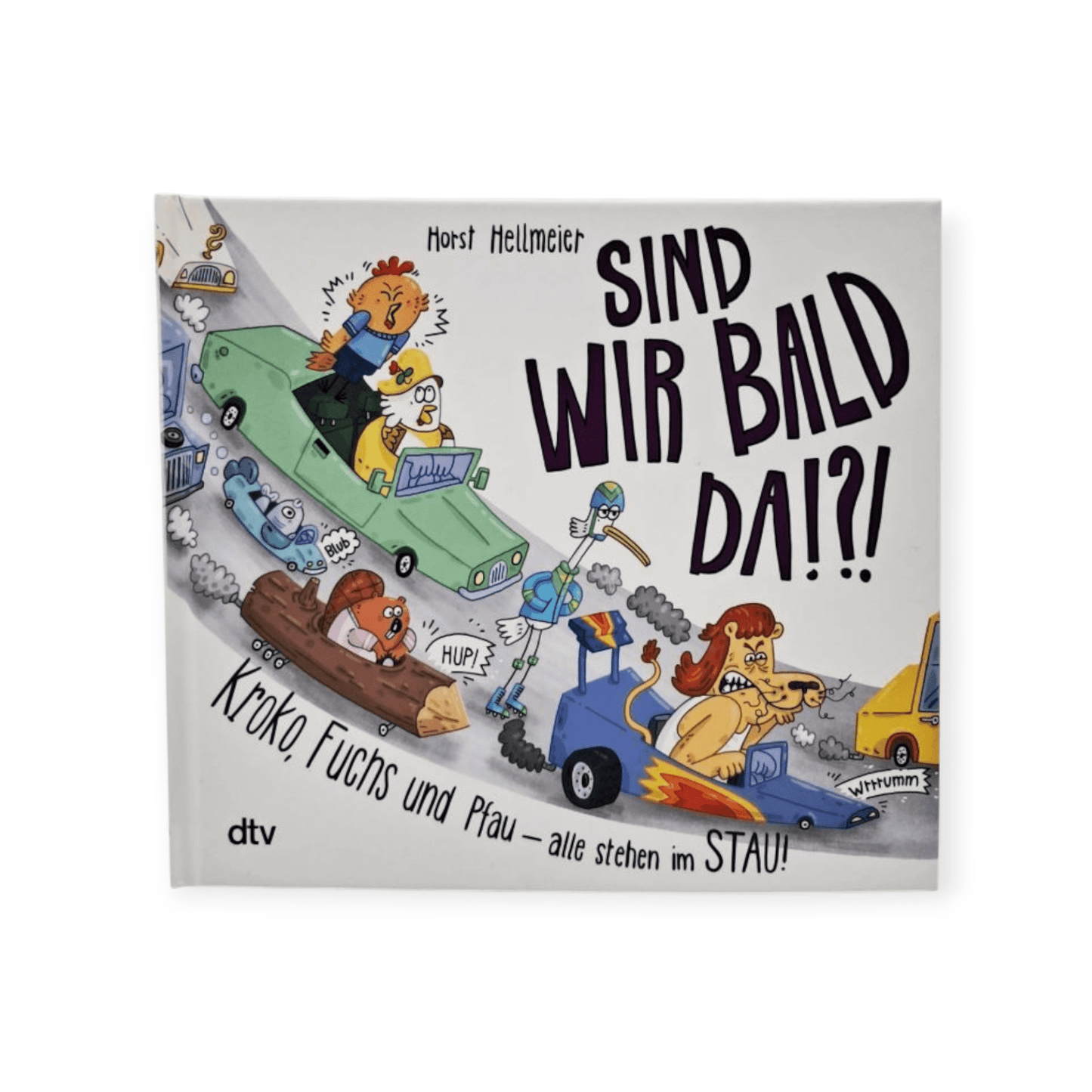 Sind wir bald da? Kroko, Fuchs und Pfau - alle stehen im Stau - Siliblu Boutique & Atelier