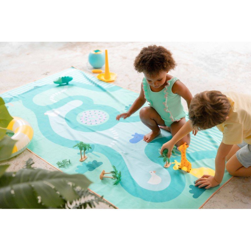 Spiel Strandtuch 180 x 180 cm - Safari - Siliblu Boutique & Atelier