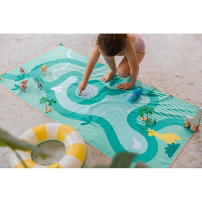 Spiel Strandtuch 70 x 140 cm - Safari - Siliblu Boutique &amp; Atelier