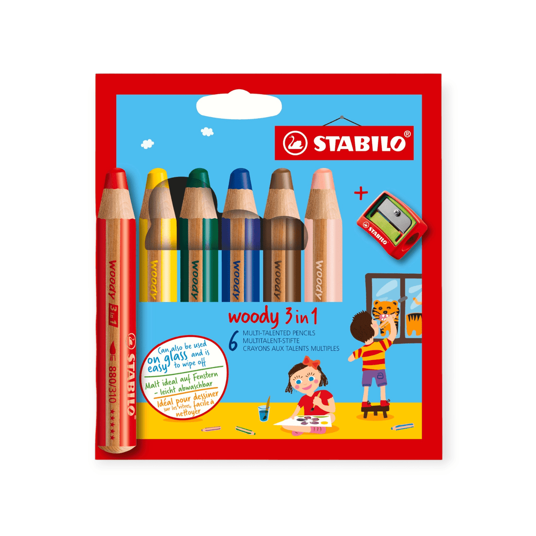 STABILO Farbstift Woody 6er Etui - Siliblu Boutique &amp; Atelier
