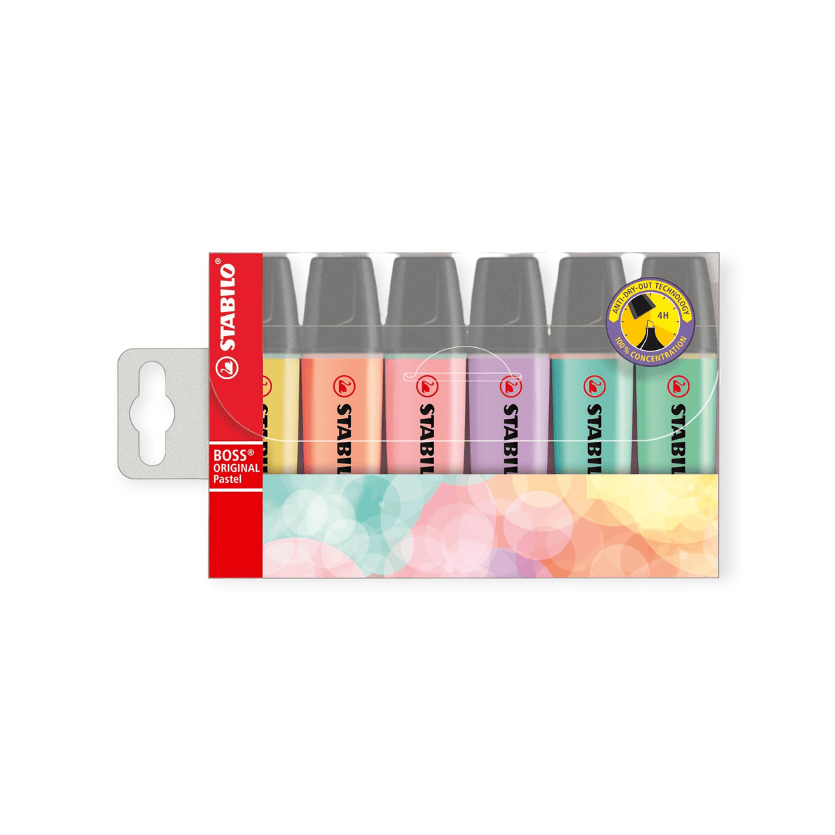 STABILO Textmarker BOSS Pastell 6er Etui - Siliblu Boutique &amp; Atelier