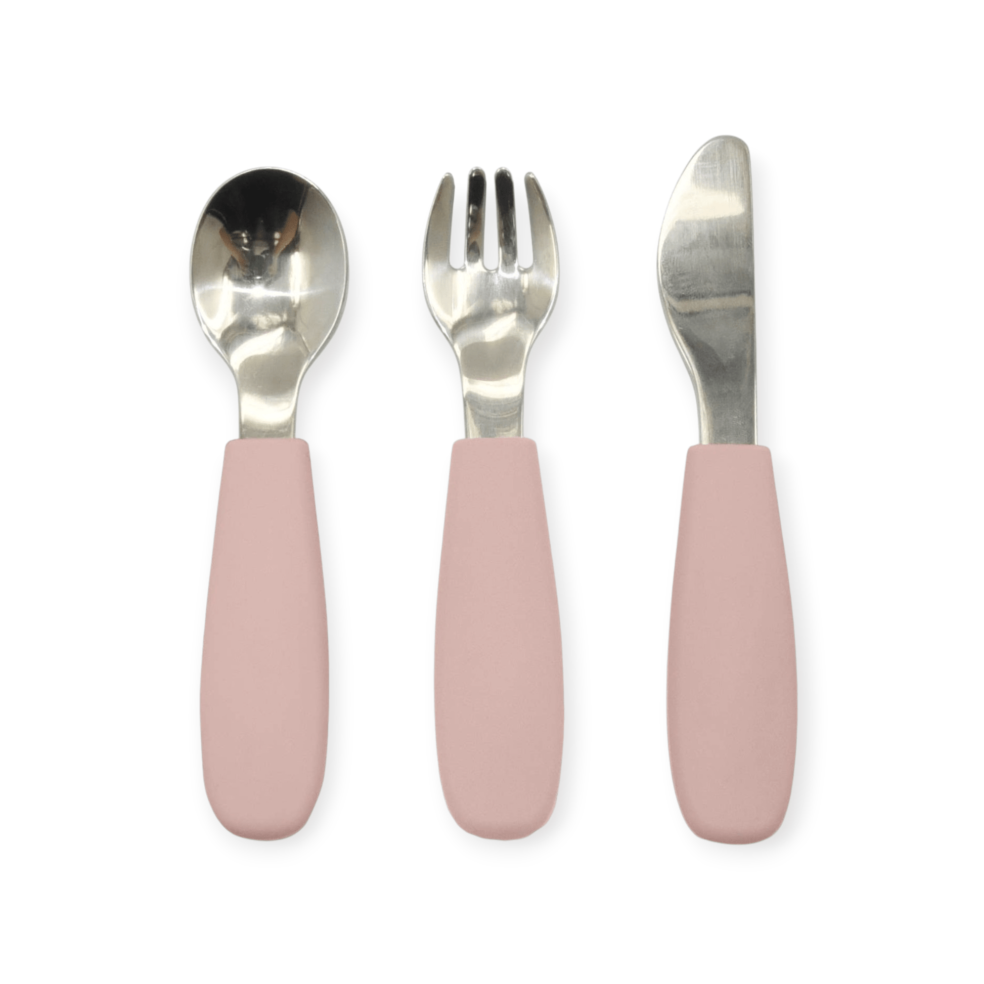Summerville organic Kinderbesteck Silikonstahl - Blassmalve - Siliblu Boutique & Atelier