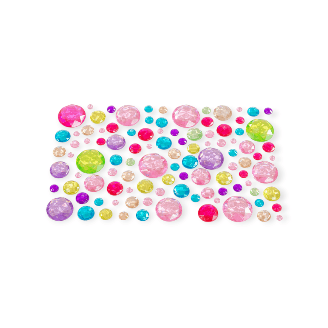 Sunnysue Glitzersteine, selbstklebend, 105 - tlg. *rosa Kreise - Siliblu Boutique &amp; Atelier