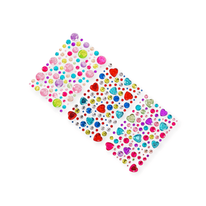 Sunnysue Glitzersteine, selbstklebend, 105 - tlg. *rosa Kreise - Siliblu Boutique &amp; Atelier