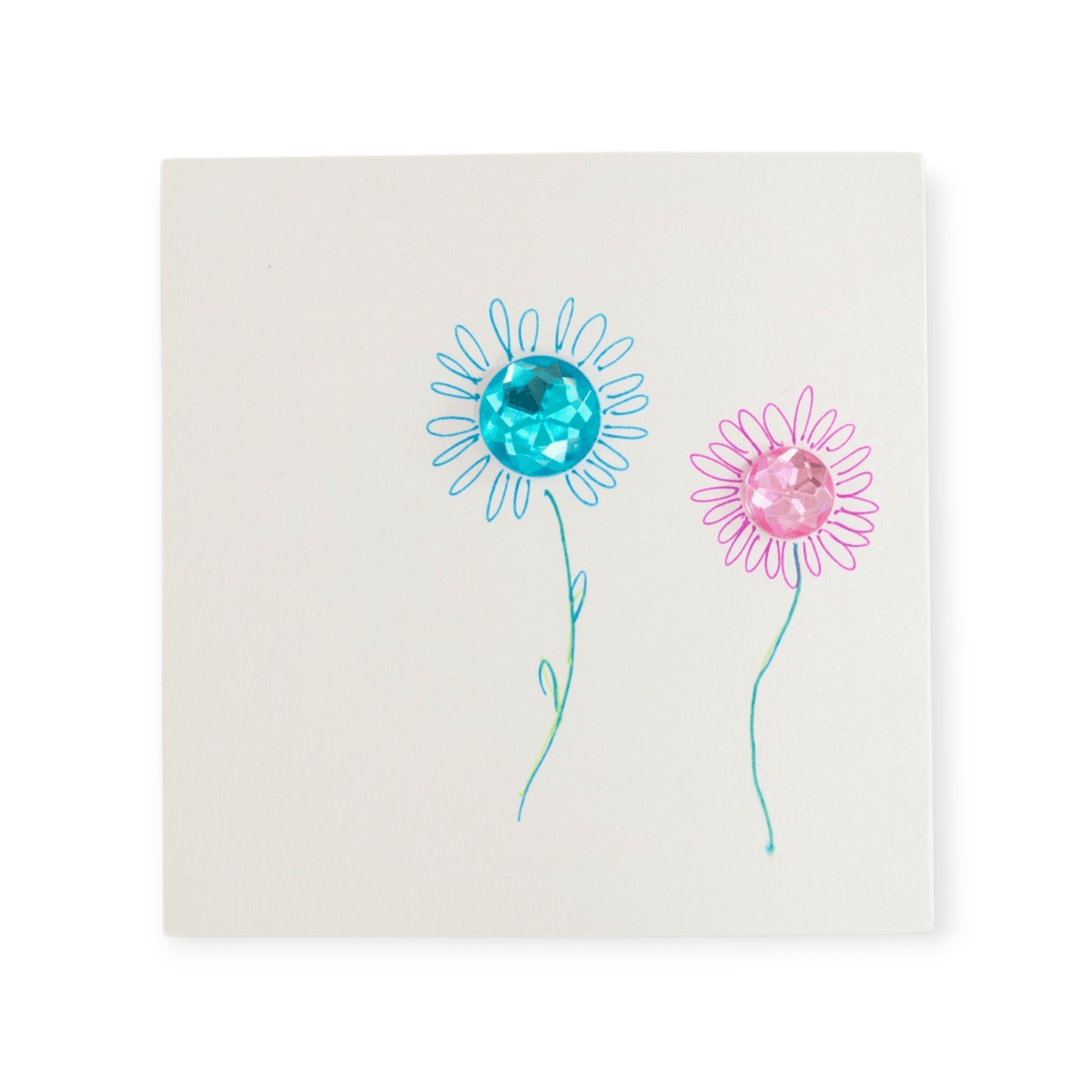 Sunnysue Glitzersteine, selbstklebend, 105 - tlg. *rosa Kreise - Siliblu Boutique &amp; Atelier