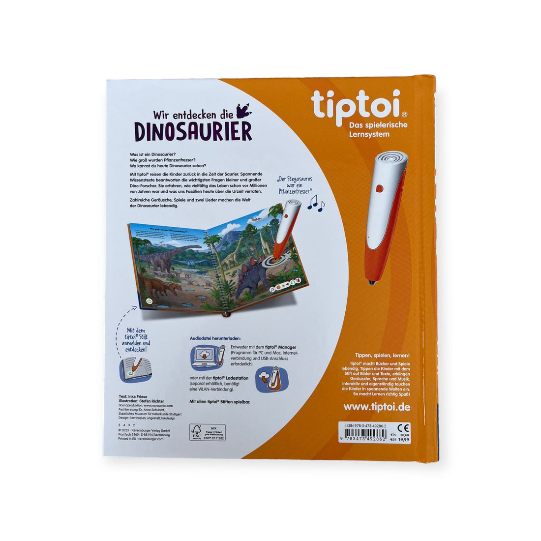 tiptoi - Wir entdecken die Dinosaurier - Siliblu Boutique &amp; Atelier