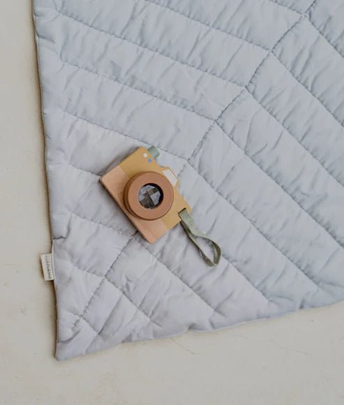 Toddlekind Spieldecke "Leaf Mat Stone" - Siliblu Boutique &amp; Atelier