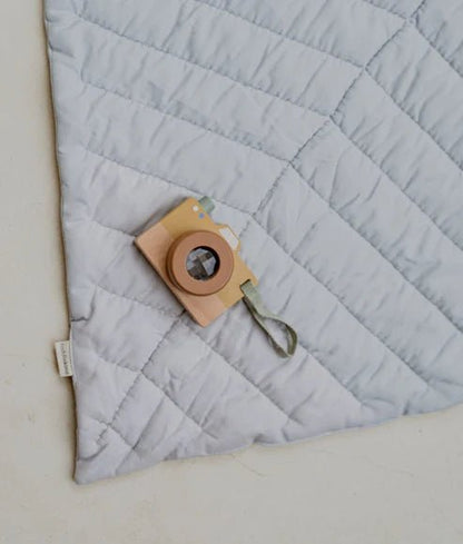 Toddlekind Spieldecke "Leaf Mat Stone" - Siliblu Boutique &amp; Atelier