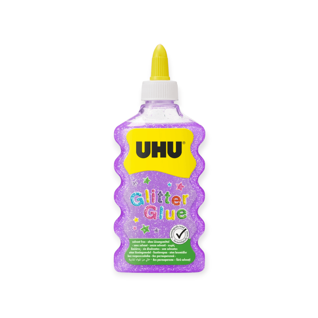 UHU Glitter Glue Maxi lila, 185g - Siliblu Boutique &amp; Atelier