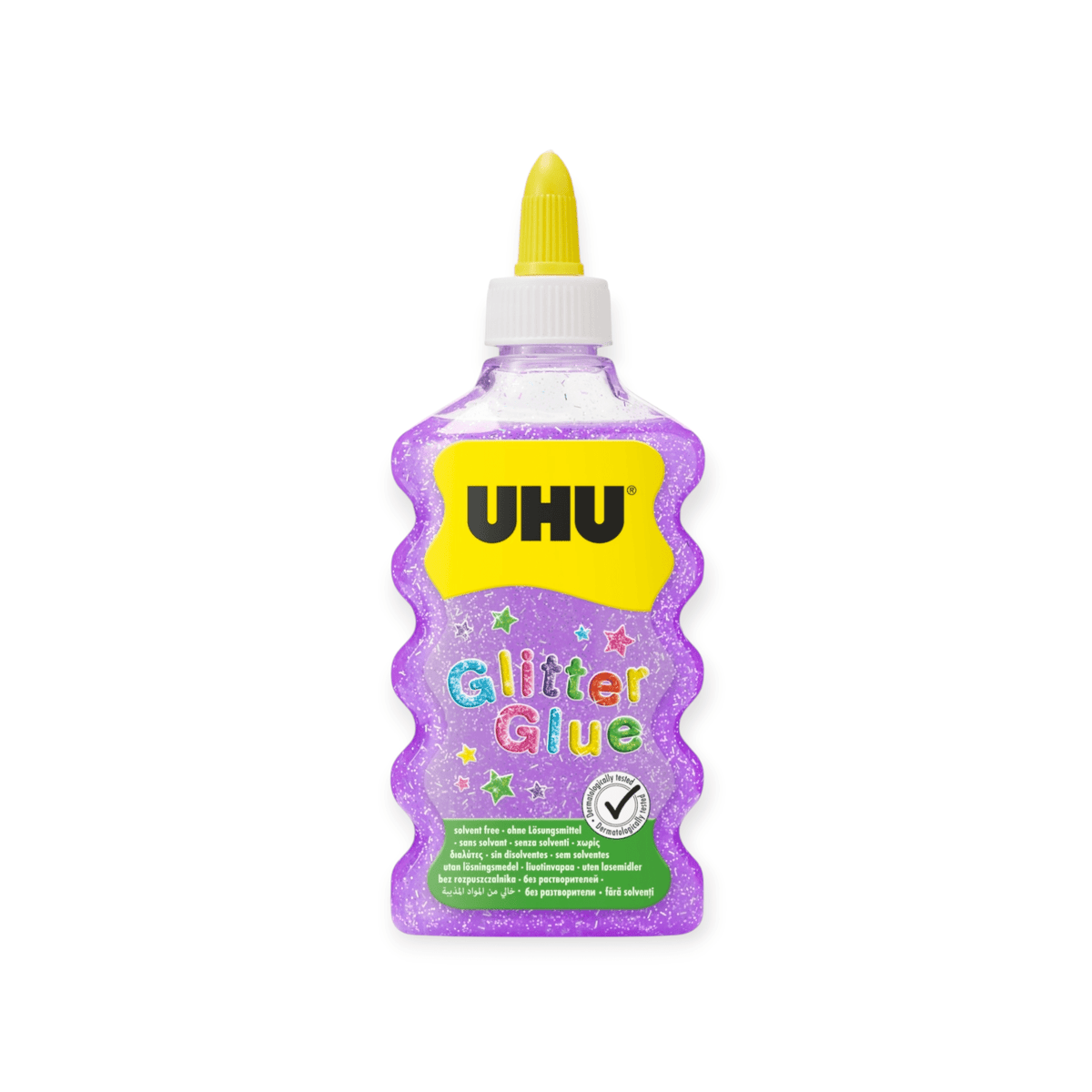 UHU Glitter Glue Maxi lila, 185g - Siliblu Boutique &amp; Atelier