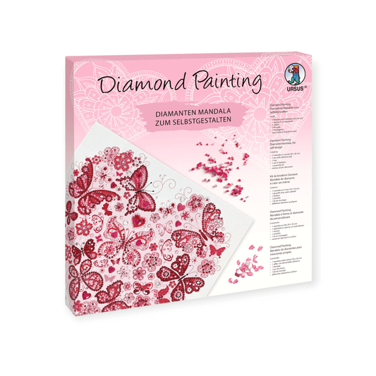 URSUS Diamond Painting Mandala Set Schmetterlinge - Siliblu Boutique & Atelier