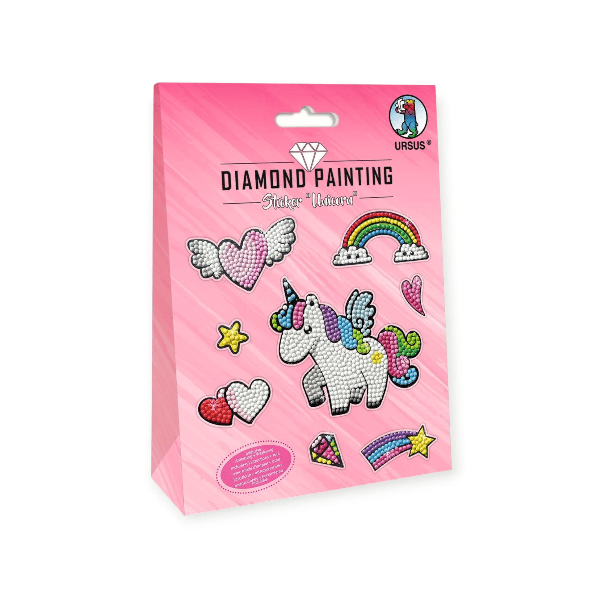 URSUS Diamond Painting Sticker Einhorn - Siliblu Boutique & Atelier