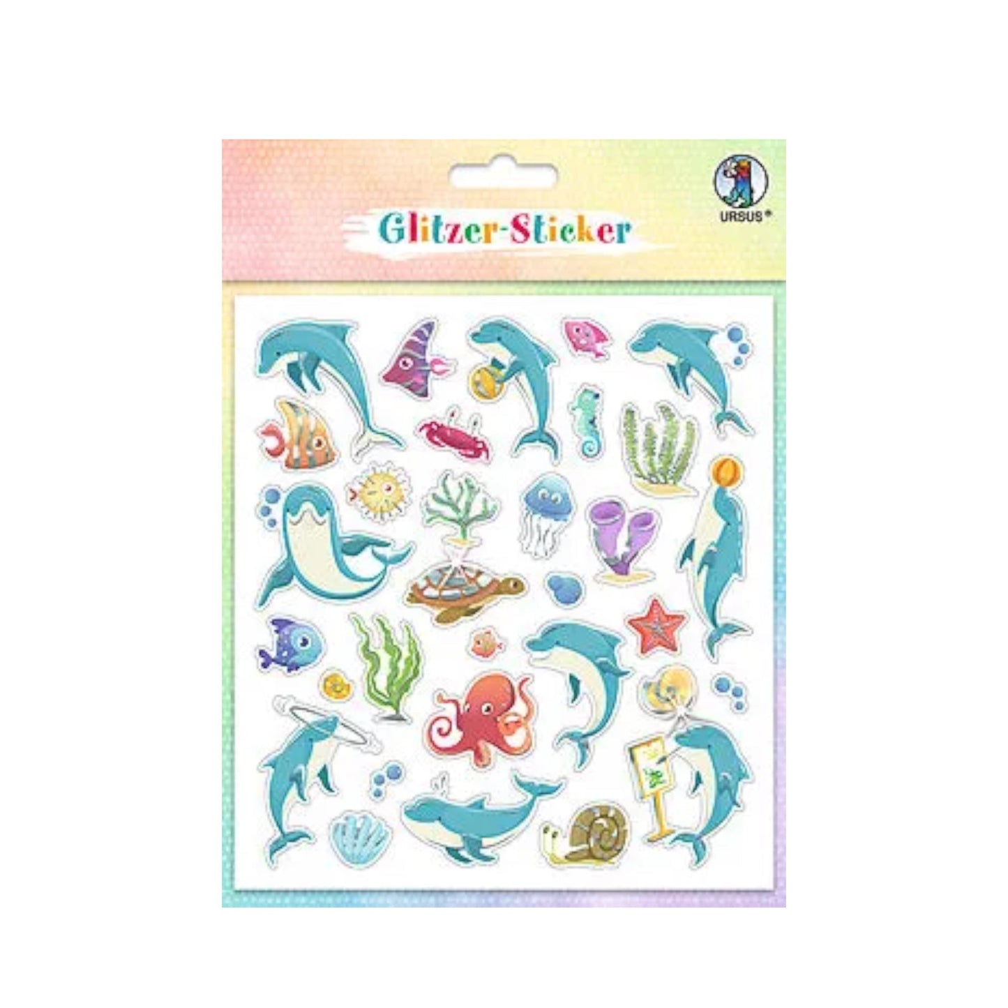 URSUS Glitzer-Sticker Fun "Unterwasserwelt" - Siliblu Boutique & Atelier