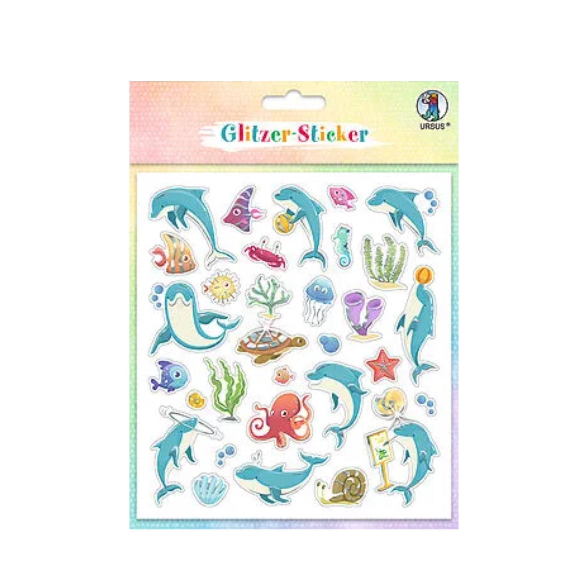 URSUS Glitzer-Sticker Fun "Unterwasserwelt" - Siliblu Boutique & Atelier