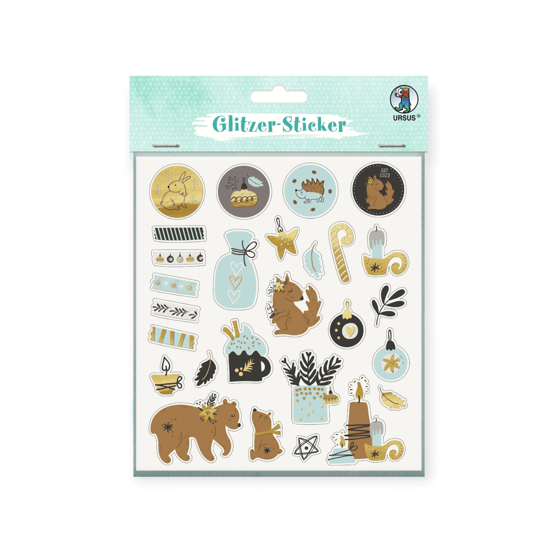 URSUS Glitzer - Sticker "Winter" - Siliblu Boutique & Atelier