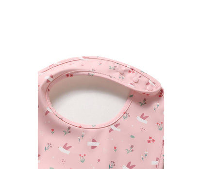 Wasserdichter Latz -Blossom Birds - Siliblu Boutique &amp; Atelier