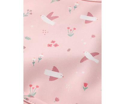 Wasserdichter Latz -Blossom Birds - Siliblu Boutique &amp; Atelier