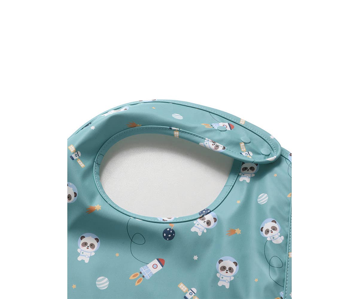 Wasserdichter Latz - Pandas im Weltraum - Siliblu Boutique & Atelier