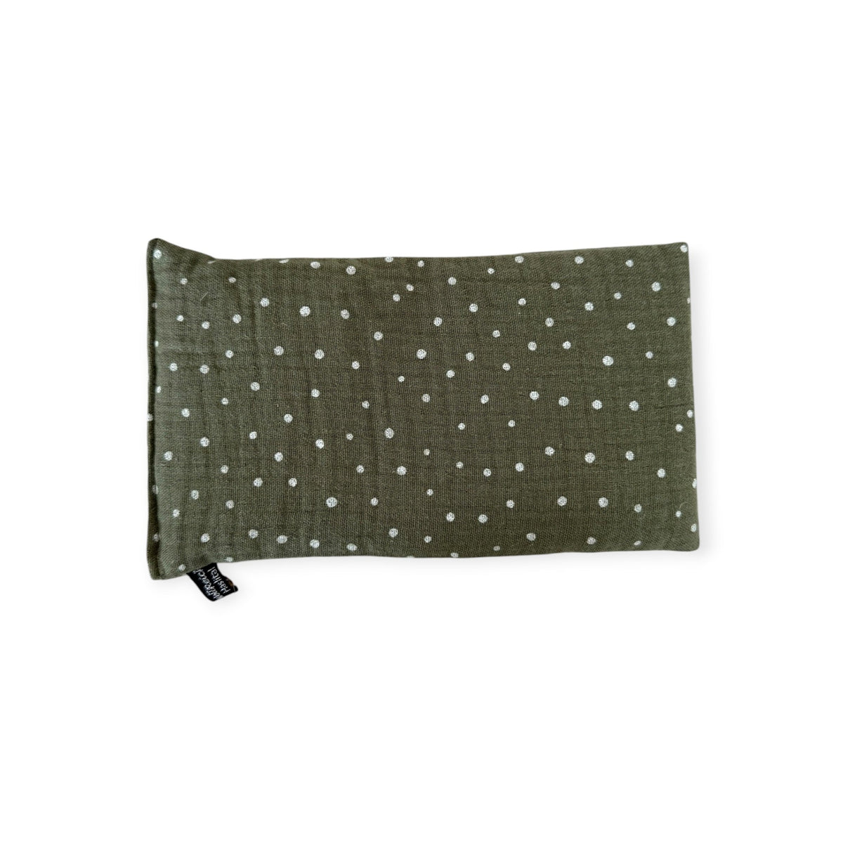 Wollreich Erdbeerkernkissen "Olive gepunktet" - Siliblu Boutique & Atelier