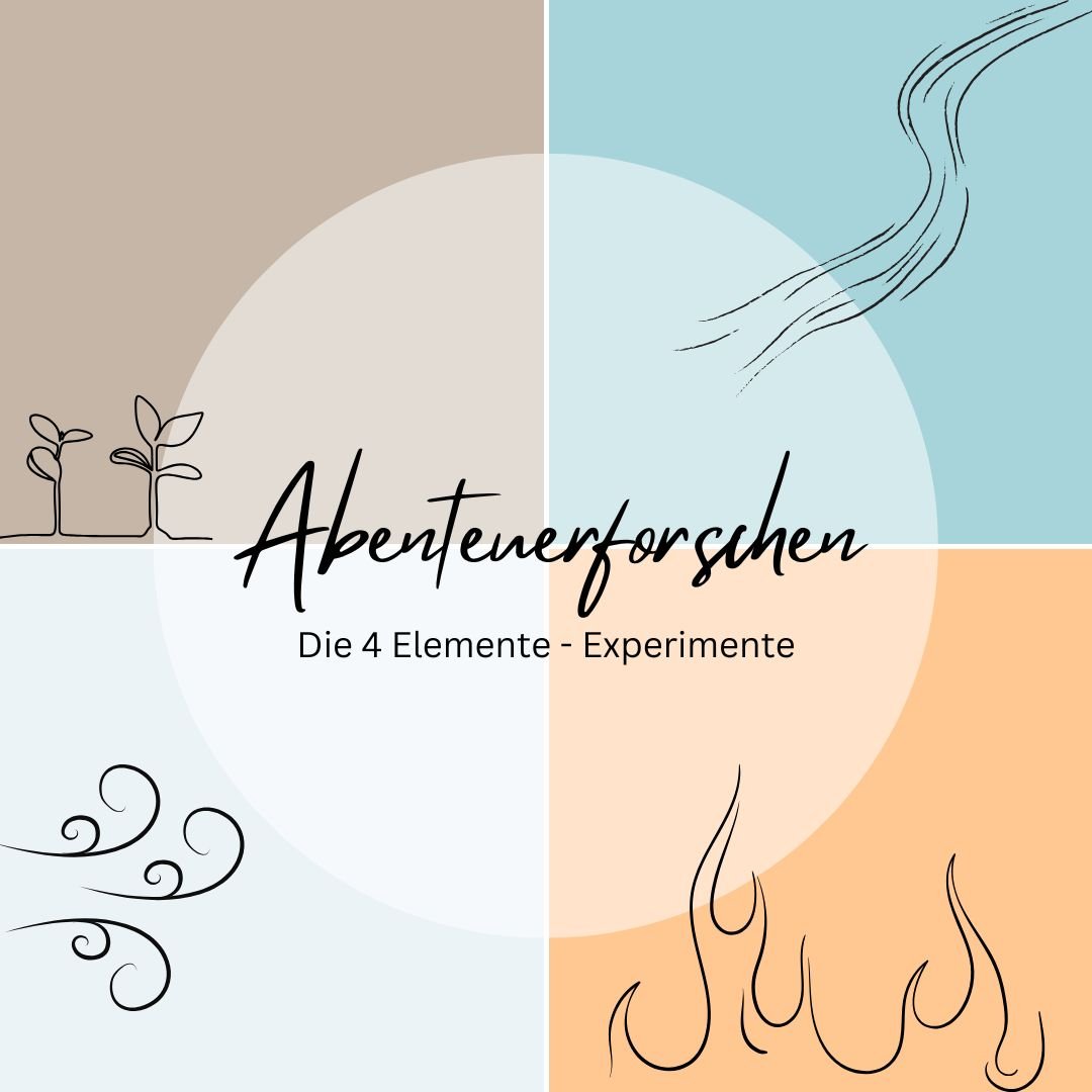 Workshop für Kinder - Abenteuerforschen 4 Elemente - Experimente 6 - 10 Jahre // Mittwoch, 11.06.2025 - Siliblu Boutique & Atelier