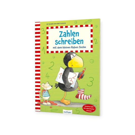 Zahlen schreiben mit dem kleinen Raben Socke - Siliblu Boutique & Atelier