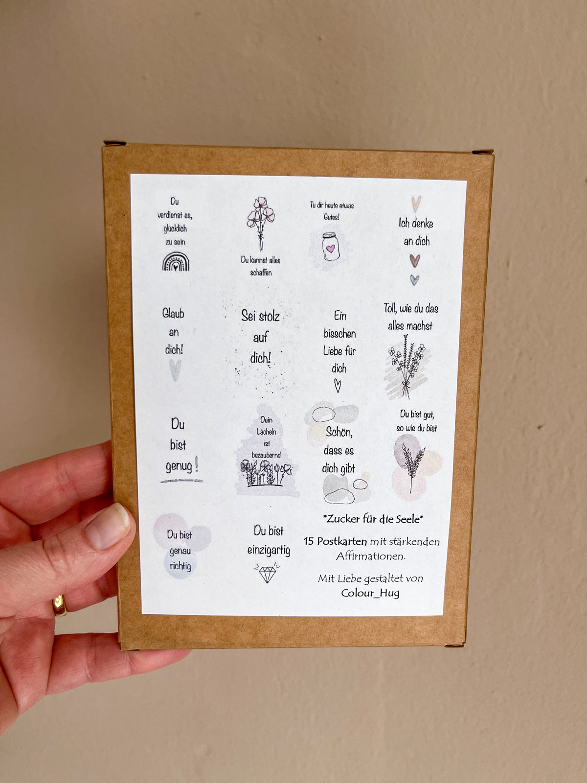 Zucker für die Seele -15 Affirmationskarten - Siliblu Boutique &amp; Atelier