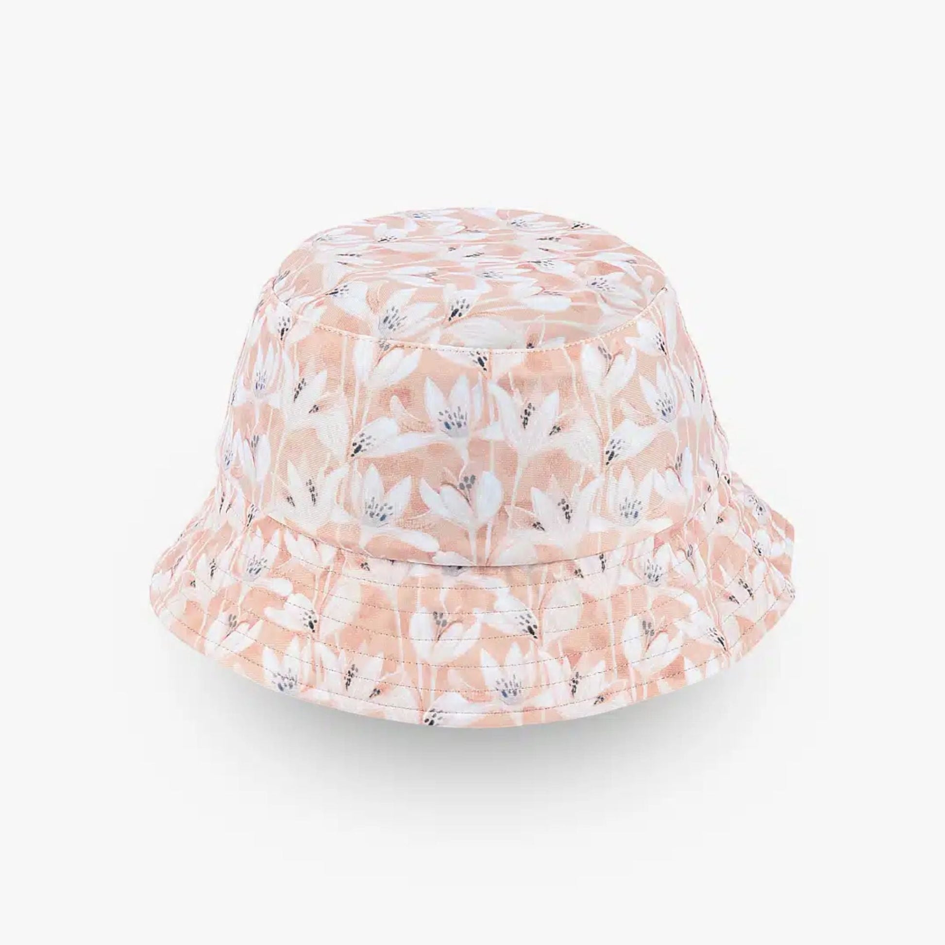 Bucket Hat "Flower-Black" 3-7 Jahre - Siliblu Boutique & Atelier