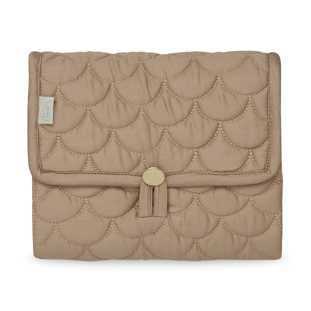 Cam Cam Copenhagen "Wickelunterlage" Braun &amp; Navy - Siliblu Boutique &amp; Atelier