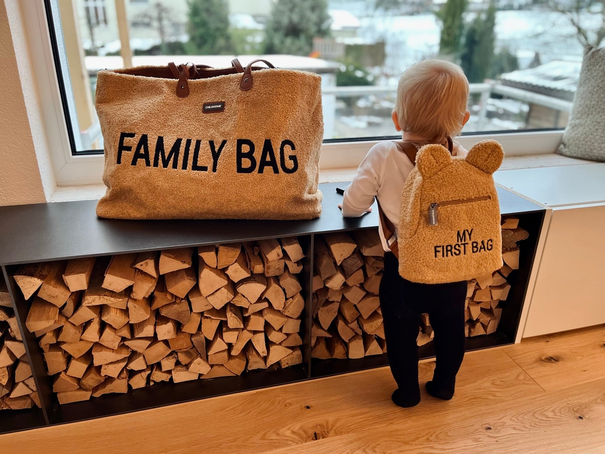 CHILDHOME "Family Bag" Schwarz - Gold - Siliblu Boutique & Atelier
