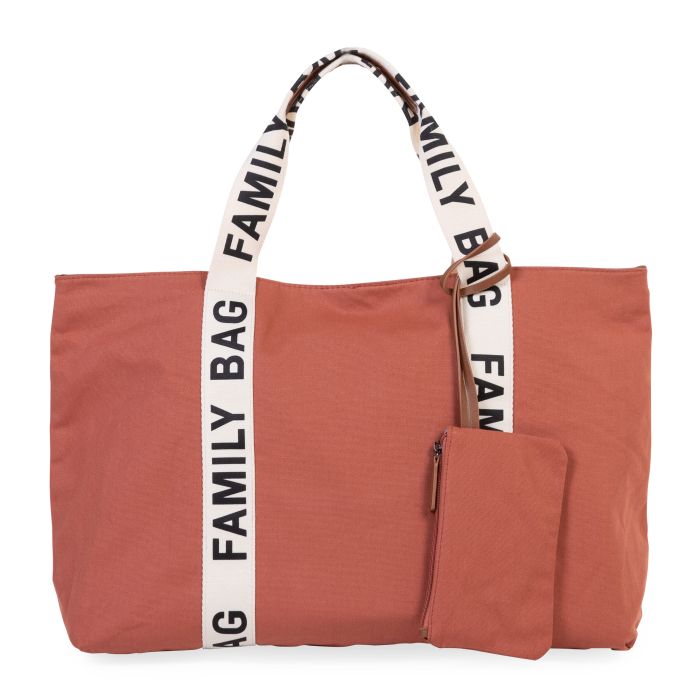 CHILDHOME "Family Bag" Signature Look Canvas - Terracotta - Siliblu Boutique & Atelier