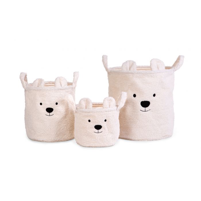 CHILDHOME Teddy Aufbewahrungskörbe im 3er Set - Siliblu Boutique &amp; Atelier