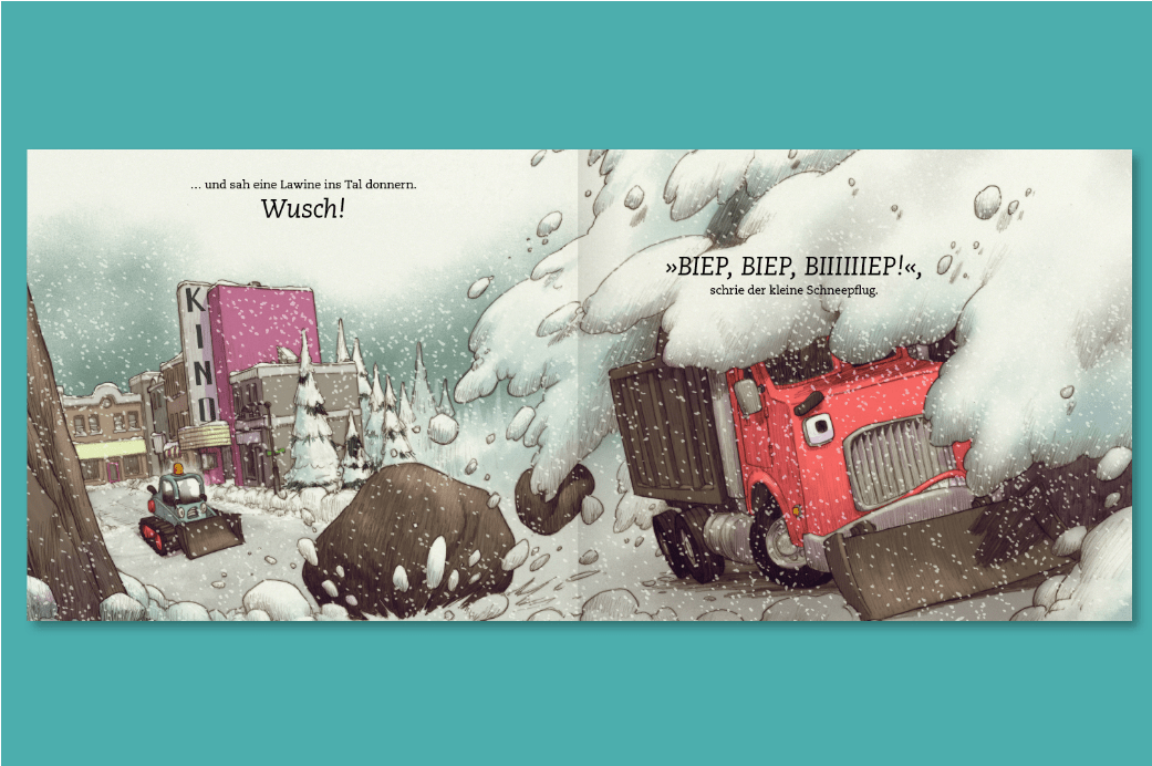 Der kleine Schneepflug - Siliblu Boutique &amp; Atelier